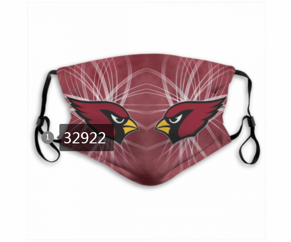 New 2021 NFL Arizona Cardinals 185 Dust mask with filter